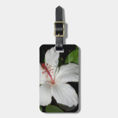 Étiquette À Bagage Fleur d'Hibiscus d'Hawaii (Devant Vertical)