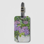 Étiquette À Bagage Fleur d'Hortensia (Devant Vertical)