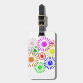 Étiquette À Bagage Fleur en panne (Devant Vertical)