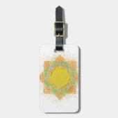 Étiquette À Bagage Fleur Ethereal Lotus (Devant Vertical)