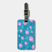 Étiquette À Bagage Fleur Lotus (Devant Vertical)