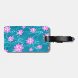 Étiquette À Bagage Fleur Lotus