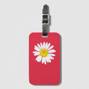 Étiquette À Bagage Fleur marguerite