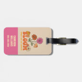 Étiquette À Bagage Fleur Où vous êtes planté (Dos horizontal)