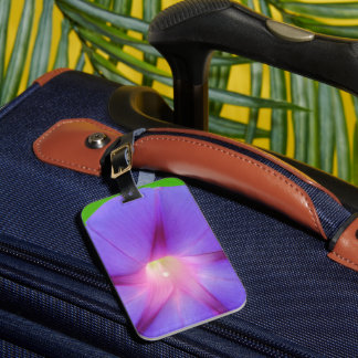 Étiquette À Bagage Fleur pourpre