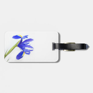 Étiquette À Bagage Fleur pourpre d'iris