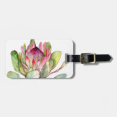 Étiquette À Bagage Fleur Protea (Devant horizontal)