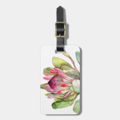 Étiquette À Bagage Fleur Protea (Devant Vertical)