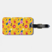 Étiquette À Bagage Fleur rouge d'été douce, Lunettes, Cerise (Dos horizontal)