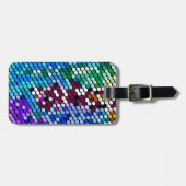 ÉTIQUETTE À BAGAGE FLEUR SAUVAGE (Devant horizontal)