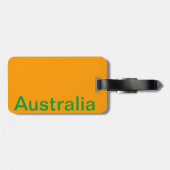 Étiquette À Bagage Fleur sauvage australien (Dos horizontal)