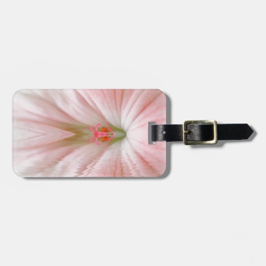 Étiquette À Bagage fleur se reflétant dans l'eau (Devant horizontal)
