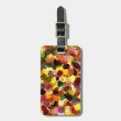 ÉTIQUETTE À BAGAGE FLEURS (Devant Vertical)