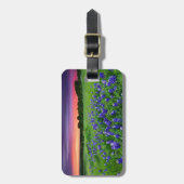 Étiquette À Bagage Fleurs | Bluebonnets à Sunset Texas (Devant Vertical)