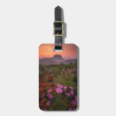 Étiquette À Bagage Fleurs | Chiang Dao, Chiang Mai, Thaïlande (Devant Vertical)