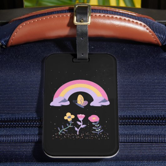 Étiquette À Bagage Fleurs Cloud Arc-en-ciel (Insitu Rectoal 2)