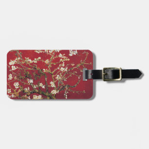 Étiquette À Bagage Fleurs d'amandes Red Vincent van Gogh Peinture d'a