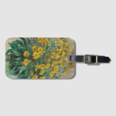 Étiquette À Bagage Fleurs d'artichauts de Jérusalem par Claude Monet (Devant Horizontal)