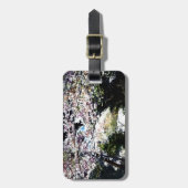 Étiquette À Bagage Fleurs de cerisier vintages japonaises (Devant Vertical)