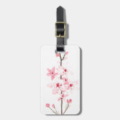 Étiquette À Bagage Fleurs de cerisiers (Devant Vertical)