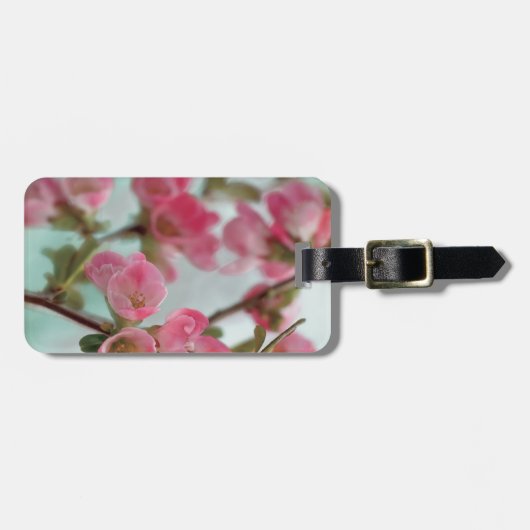 Étiquette À Bagage Fleurs de coing (Devant horizontal)