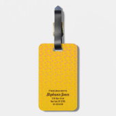 Étiquette À Bagage Fleurs de soleil (Dos Vertical)
