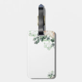 Étiquette À Bagage Fleurs de soleil personnalisées Présentatrices Cad (Dos Vertical)