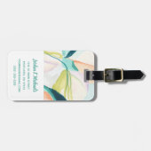 Étiquette À Bagage Fleurs de ventilateur IV (Devant horizontal)