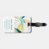 Étiquette À Bagage Fleurs de ventilateur IV (Dos horizontal)