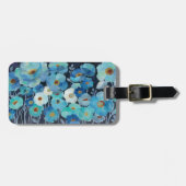 Étiquette À Bagage Fleurs d'indigo (Devant horizontal)