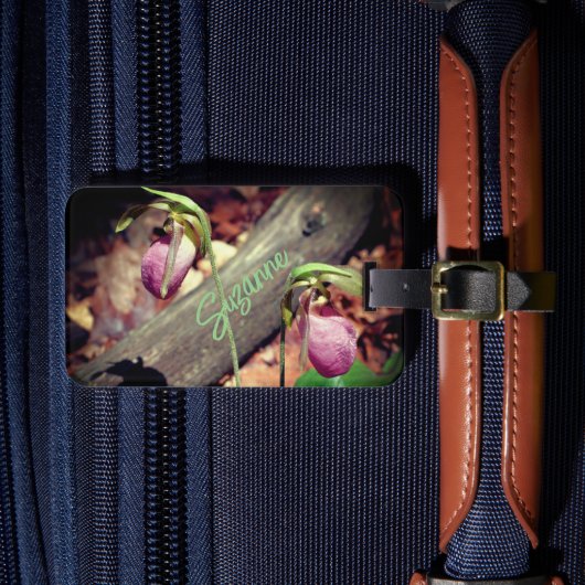 Étiquette À Bagage Fleurs d'orchidées de chlipper de dame sauvage per (Insitu Rectoal 4)