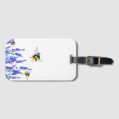Étiquette À Bagage Fleurs et abeilles Volant Bagage Balise Printemps (Devant Horizontal)