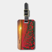 Étiquette À Bagage Fleurs | Jardin botanique Hollande (Devant Vertical)