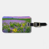 Étiquette À Bagage Fleurs | North Dakota Red River Valley (Devant horizontal)