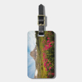Étiquette À Bagage Fleurs | Parc national des Glaciers du Montana (Devant Vertical)