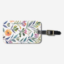 Fleurs sauvages colorées | Aquarelle florale magni