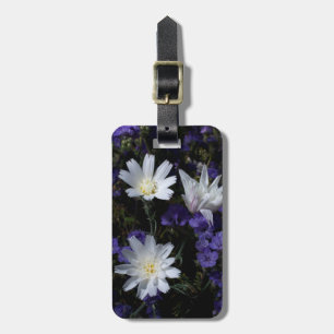 Étiquette À Bagage Fleurs sauvages de Chicory et de Phacelia