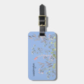 Étiquette À Bagage Fleurs sauvages périphériques personnalisés (Devant Vertical)