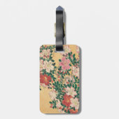 Étiquette À Bagage Fleurs vintages Azalea Peinture japonaise (Dos Vertical)