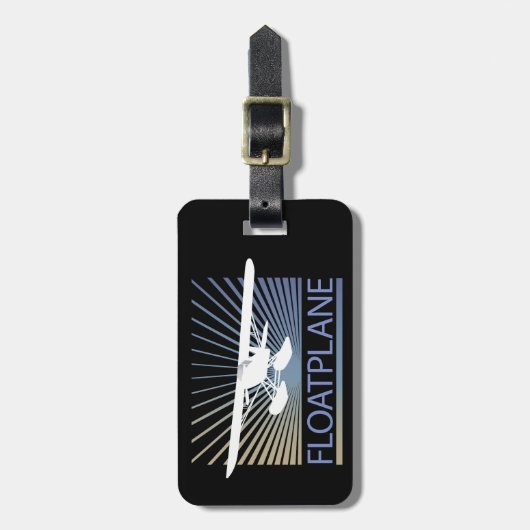 Étiquette À Bagage Floatplane (Devant Vertical)