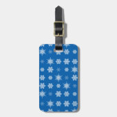 Étiquette À Bagage Flocon de neige (Devant Vertical)