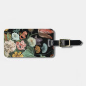 Étiquette À Bagage Floral baroque - Bouquet de fleurs (Devant horizontal)