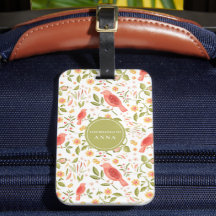 Floral Birds – Elegant Botanical Travel Style