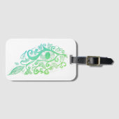 Étiquette À Bagage Floral Eye Luggage Tag (Devant Horizontal)