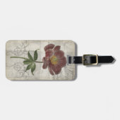 Étiquette À Bagage Floral français I (Devant horizontal)