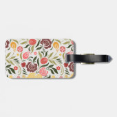 Étiquette À Bagage Floral - Zoé (Dos horizontal)
