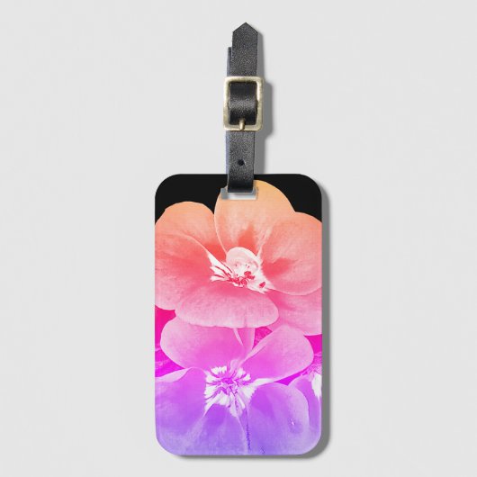 Étiquette À Bagage Flore tropicale (Devant Vertical)