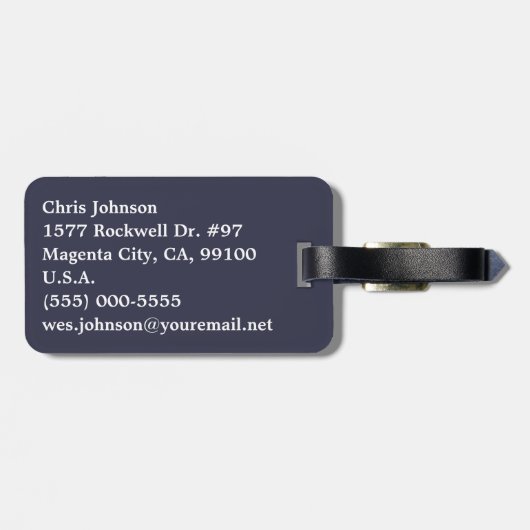 Étiquette À Bagage Florence - Ponte Vecchio (Dos horizontal)