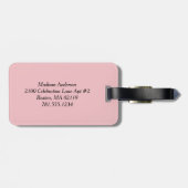 Étiquette À Bagage Flores d'été (Dos horizontal)