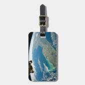 Étiquette À Bagage Floride Oblique, Sur La Côte Sud-Est (Devant Vertical)